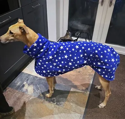 £25 • Buy Stars Starry Fleece Dog House Coat Jumper Greyhound Lurcher Whippet Sighthound
