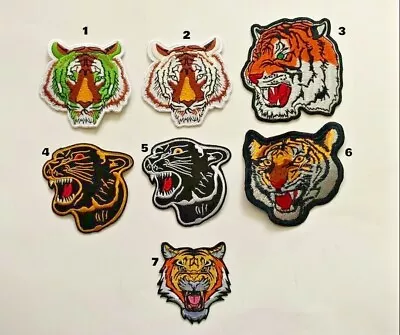 Jaguar Bengal Tiger Panther Sew Iron On Patch Transfer Jacket Jeans Bag Applique • £2.50