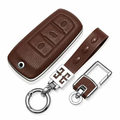 $30.75 • Buy Leather Car Remote Key Fob Case Cover Holder For VW Volkswagen Passat CC Magotan