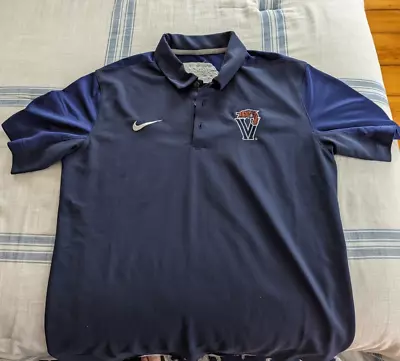 Villanova Lacrosse Nike Polo Shirt Medium NWOT • $20