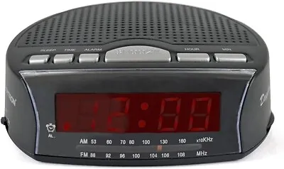 Lloytron AM/FM Radio Alarm Clock LED Display Bedside With Sleep Timer And Snooze • £15.99