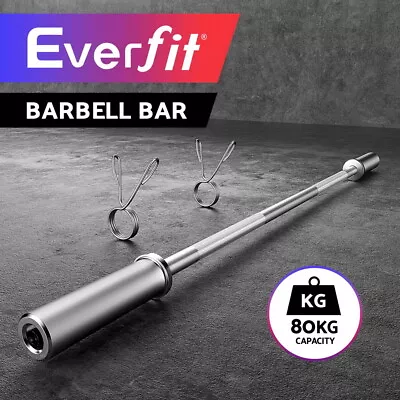 Everfit Barbell Bar Weights Lifting Dumbbells Olympic Training Bar Gym Fitness • $47.95