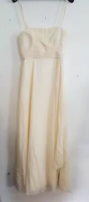 COAST Long Allure Maxi Ivory Formal Dress Ivory Size UK 12 *BELT MISSING* REF YB • £50.99