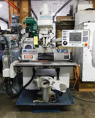 #10786: Milltronics VK1 2 Axis CNC Vertical Mill • $12500