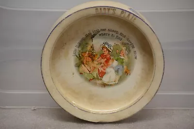 Antique Baby's Plate Little Bopeep Friday & Thomas • $12.99