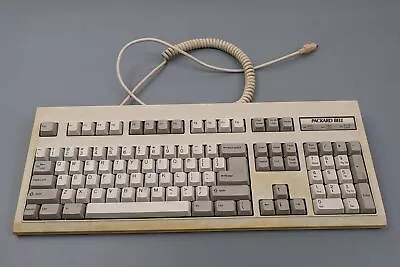 Vintage XT/AT Packard Bell 386 Keyboard (BTC 5339) ~ AUTO SWITCH! PS/2 Working! • £25.65