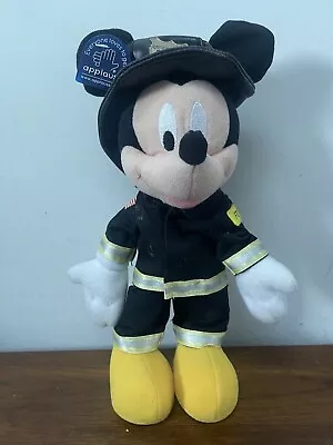 Disney Cute Mickey Mouse American Hero Firefighter Gear Small Plush Toy 11  • $24.99