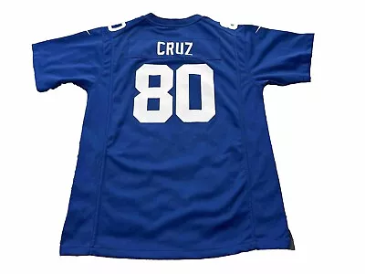 Victor Cruz New York Giants Jersey Nike Blue Youth XL 18-20 • $19.99