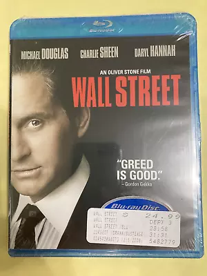  Wall Street  1987 W/ Michael Douglas (Blu-ray Disc 2009) NEW/Sealed • $14.95