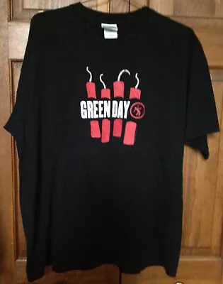 Green Day - Dynamite American Idiot 2-Sided T-Shirt (XL) Black • $33.99