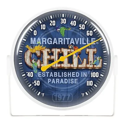 104-1512MV3 La Crosse 5  Margaritaville IN/OUT Dial Bracket Thermometer - Chill • $9.95