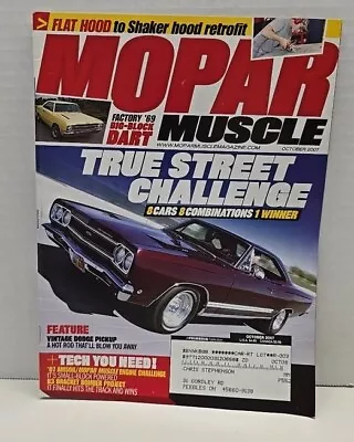 Mopar Muscle Magazine October 2007  Big Block Dart • $6.99