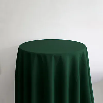 Bespoke Polyester Tablecloths 3 Sizes Various Colours Home Wedding Venue Decor • $56.01