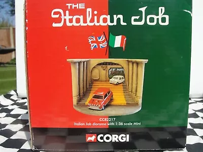 £49.99 • Buy Corgi Diecast Italian Job Diorama With 1:36 Scale Mini   New Old Stock Boxed