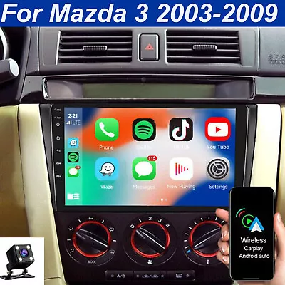 For Mazda 3 2003-2009 9  Head Unit 2+32G Android 13 Stereo Radio GPS NAV Carplay • $169.70