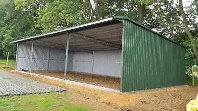 Carport Garage 33x17ft Shelter Shed Farm Building Steel Tractor Storage Stable • £6325