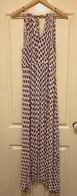 Boho Maxi Dress Size L 14 16 Slimming • $12