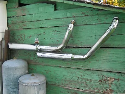 Motorcycle Exhaust Pipes Big V Twin Harley? Suzuki? Kawasaki? Honda? • $50