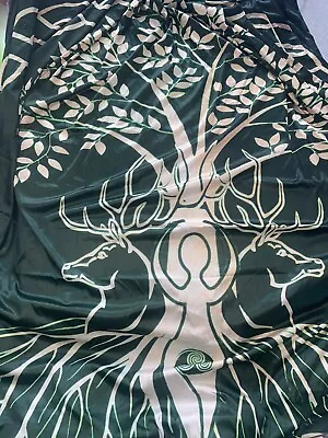 Tree Of Life Cloak Green Ritual Robe Pagan Wicca Goddess Celtic Norse • £40