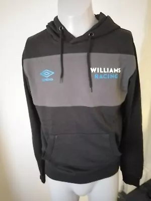 Williams Racing Inertia Hoodie Unisex Black / Carbon Size S • £5