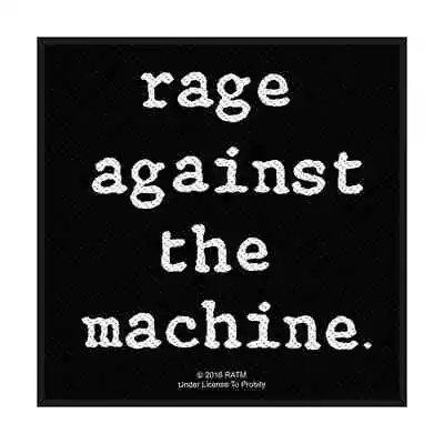 Rage Against The Machine -  Logo  - Woven Sew On Patch - Officially Licensed • £3.99