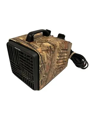 Kings Woodland Camouflage Mini Space Heater 1500W Hot Air Fan Works Great • $35.99