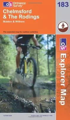 Chelmsford And The Rodings (Explorer Maps): Sheet 183 (OS Explorer Map) • £6.60