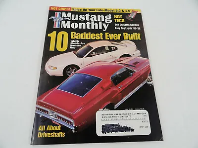 MUSTANG MONTHLY MAGAZINE May 2002 Baddest Ever Built Hot Tech Tips How To • $2.49