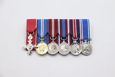 MBE Golden Diamond Platinum Jubilee KCM & Police Court Mounted Miniature Medals • £69.95