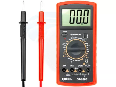 Large Numbers Multitester Ammeter Voltmeter Capacitance HFE Multimeter • $18.09