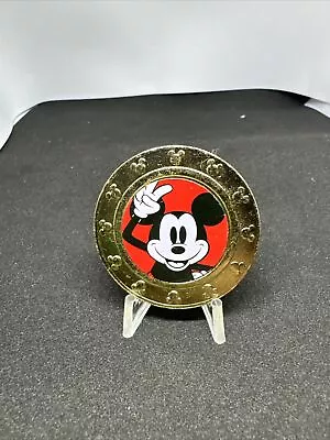 Disney Mickey And Friends Frankford Candy Coin Token-Pink Pop Art Mickey B32 • $17