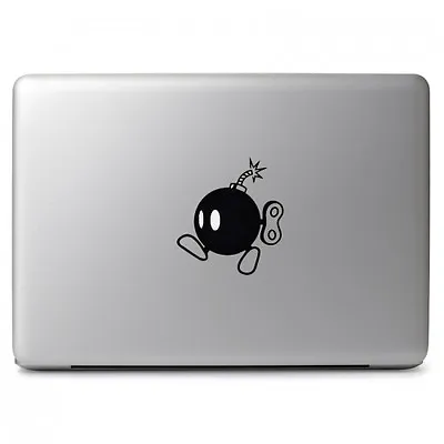 Mario Bomb Black For Macbook Air Pro 11 13 15 17  Laptop Vinyl Decal Sticker • $9.95