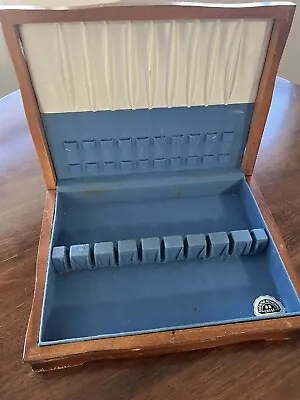 Vtg International Tarnish Resistant Wooden Silverware Flatware Storage Box Chest • $9.99