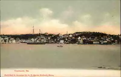 Vinalhaven ME From Harbor GW MORRIS C1905 Postcard • $5.80