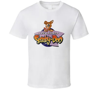 A Pup Named Scooby Doo 80s 90s Kids Tv Show Cartoon Worn Look T Shirt • $14.99