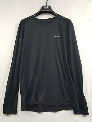 Marmot  Power Stretch Top Mens Size XL Shirt Black Biking Running Long Sleeve  • $13.85