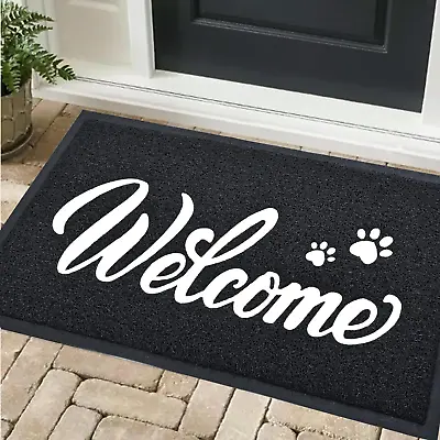 Door Mat Welcome Outdoor/Indoor Heavy Duty Non Slip Doormat For Front Door Enta • $16.01