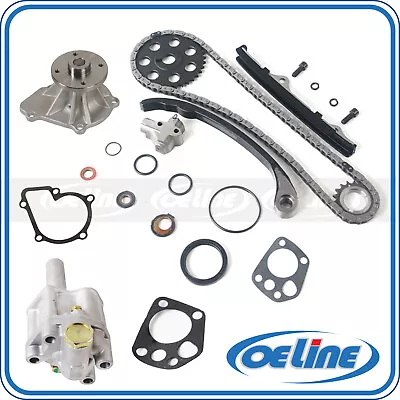 Timing Chain Kit For 89-97 Nissan 240SX D21 Pickup KA24E W/ Water Pump Oil Pump • $858