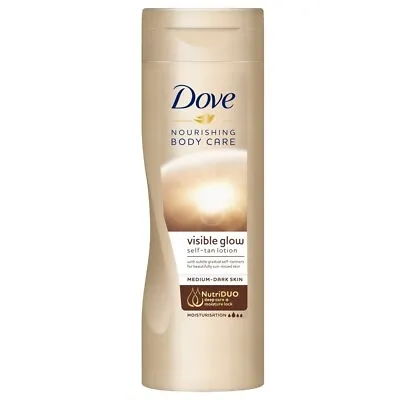 £7.66 • Buy Dove Visible Glow Body Lotion Medium To Dark Gradual Self Tan 400ml
