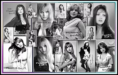 Madeline Smith Signed Collage Cotton Canvas Image. Limited Edition (MS-8) • $13.88