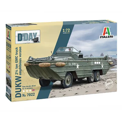 Italeri 7022 DUKW Amphibious Truck D-Day 80th Anniversary 1:72 Model Kit • £16.45