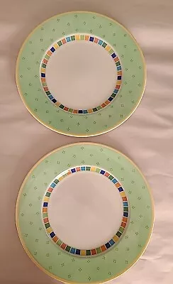 2 Villeroy & Boch Twist Alea Verde Dinner Plates • $29