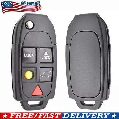 For VOLVO S60 S80 V70 XC70 XC90 5 Button Car Remote Key Shell Case Key Case Fob • $11.89