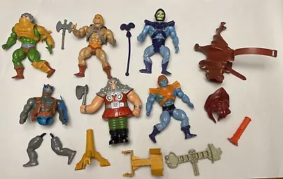 1980’s Vintage LOT MOTU Figures Accessories He-Man • $46