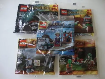 LEGO LOTR The Lord Of The Rings The Hobbit 30210 30211 30212 30213 30216 Polybag • $199.99