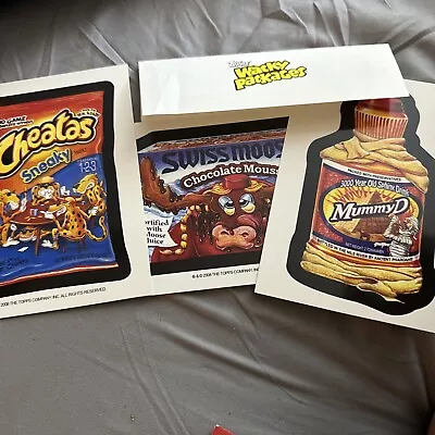 2008 WACKY PACKAGES POSTCARDS SERIES 2 COMPLETE SET WITH ENVELOPE  -d • $13