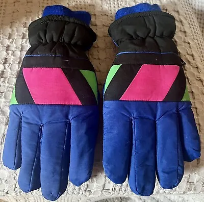 Vintage Thinsulate Ski Gloves Men Large Retro • $8