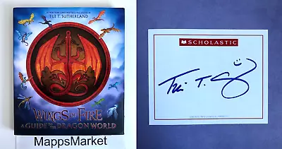 SIGNED Wings Of Fire: A Guide To The Dragon World By Tui T. Sutherland 1/1 HC • $115