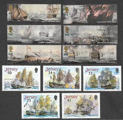 £7.50 • Buy Battle Of Trafalgar Nelson Mnh Collection-2 Complete Sets(GB-Jersey)