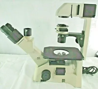Motic AE31 Series Inverted Microscope WITH 4 Objectives~ For PARTS/ REPAIR • $1050
